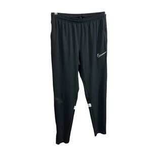 Nike Dri-Fit Black Athletic Pants With Reflective Stripes Small Polyester 49i